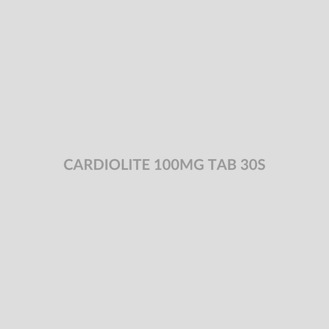 CARDIOLITE 100MG TAB 30S - Bolan Clinic Pharmacy