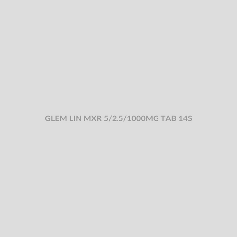 GLEM LIN MXR 5/2.5/1000MG TAB 14S - Bolan Clinic Pharmacy