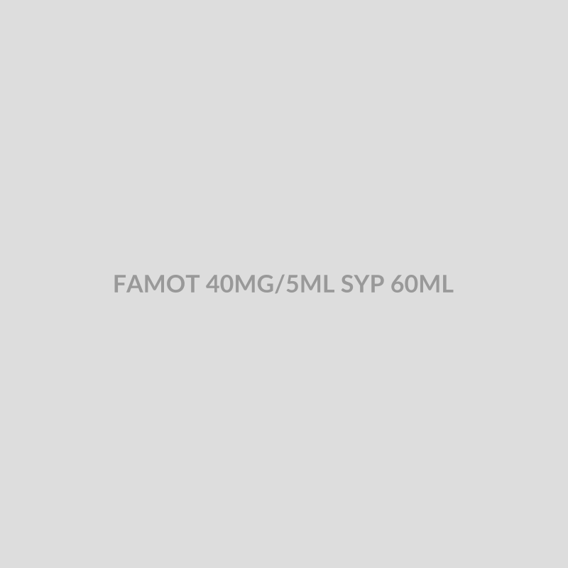 FAMOT 40MG/5ML SYP 60ML - Bolan Clinic Pharmacy