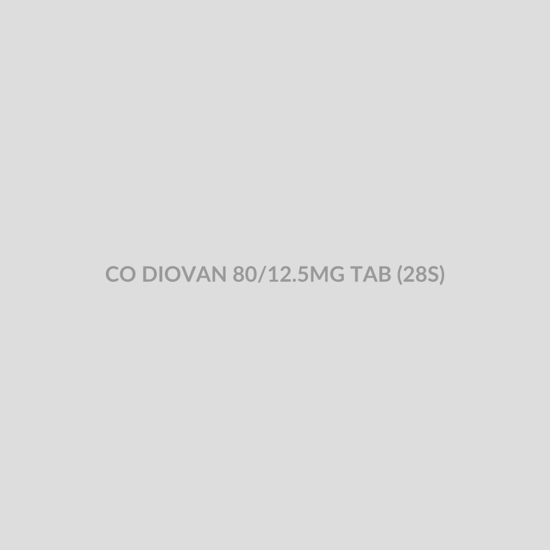 CO DIOVAN 80/12.5MG TAB (28S) - Bolan Clinic Pharmacy