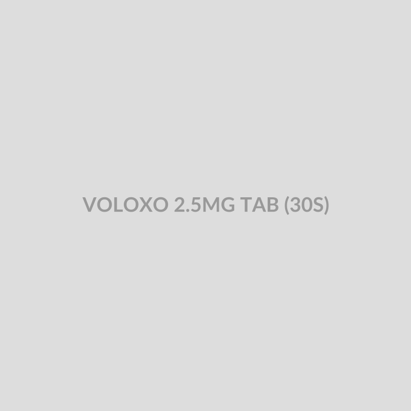 VOLOXO 2.5MG TAB (30S) - Bolan Clinic Pharmacy