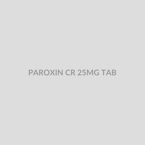 PAROXIN CR 25MG TAB - Bolan Clinic Pharmacy