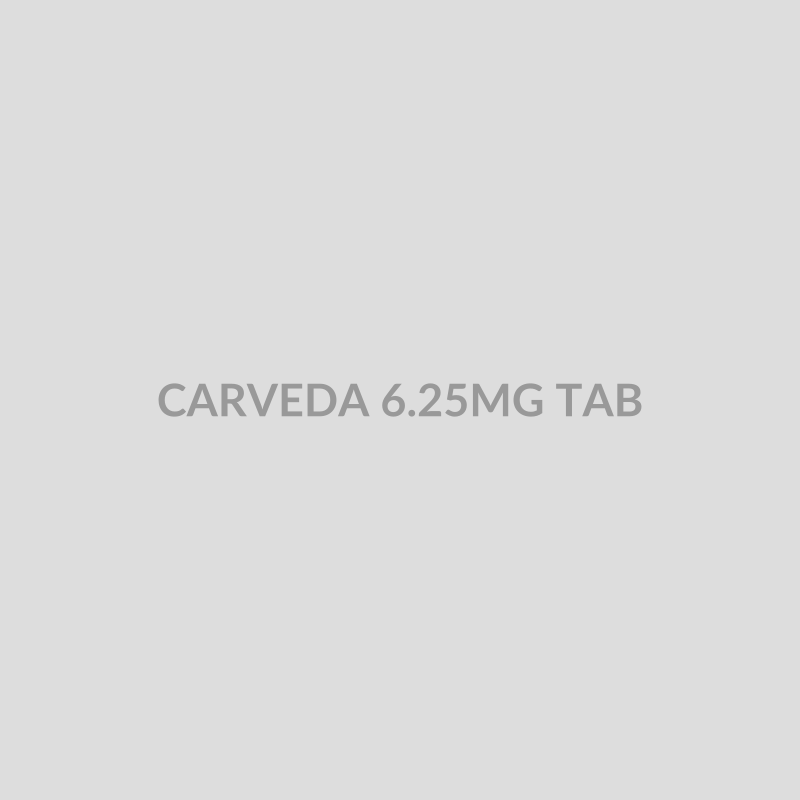 CARVEDA 6.25MG TAB - Bolan Clinic Pharmacy