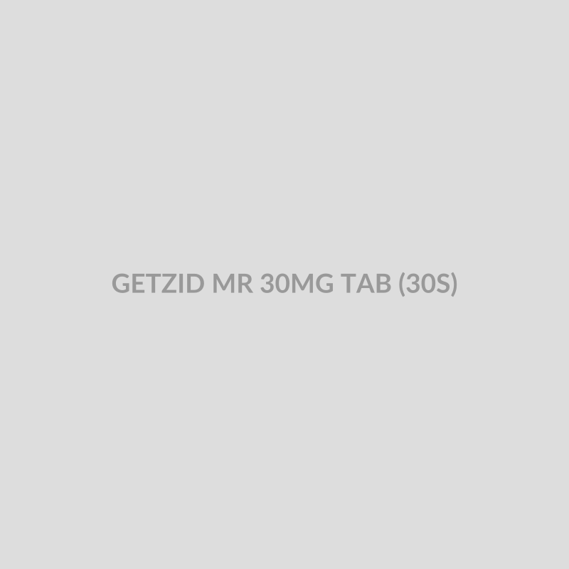 GETZID MR 30MG TAB (30S) - Bolan Clinic Pharmacy