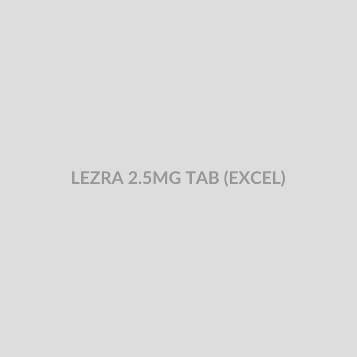 LEZRA 2.5MG TAB (EXCEL) - Bolan Clinic Pharmacy