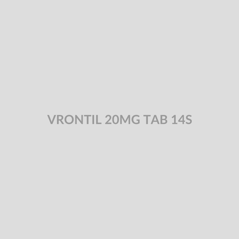 VRONTIL 20MG TAB 14S - Bolan Clinic Pharmacy