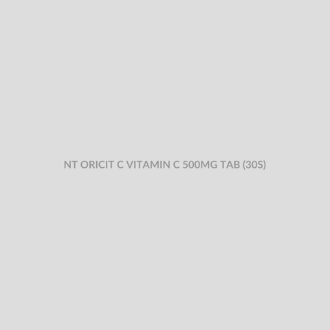NT ORICIT C VITAMIN C 500MG TAB (30S) - Bolan Clinic Pharmacy