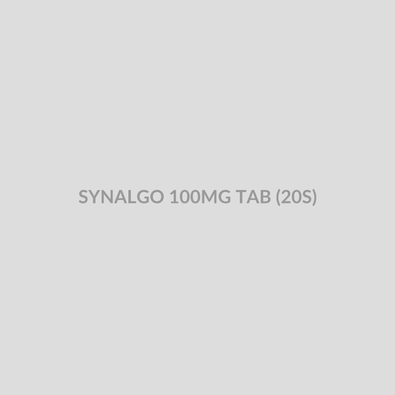 SYNALGO 100MG TAB (20S) - Bolan Clinic Pharmacy