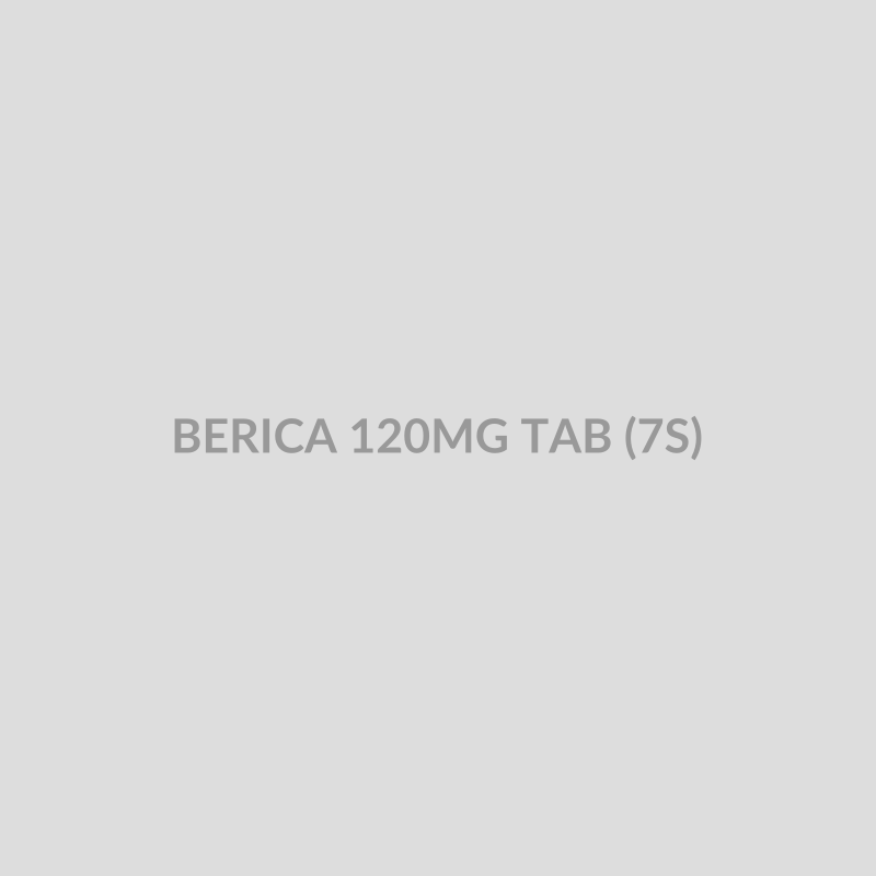 BERICA 120MG TAB (7S) - Bolan Clinic Pharmacy