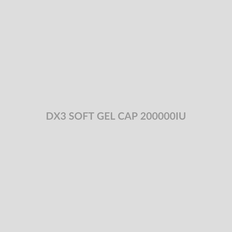 DX3 SOFT GEL CAP 200000IU - Bolan Clinic Pharmacy