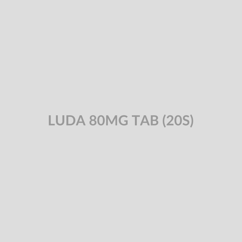 LUDA 80MG TAB (20S) - Bolan Clinic Pharmacy