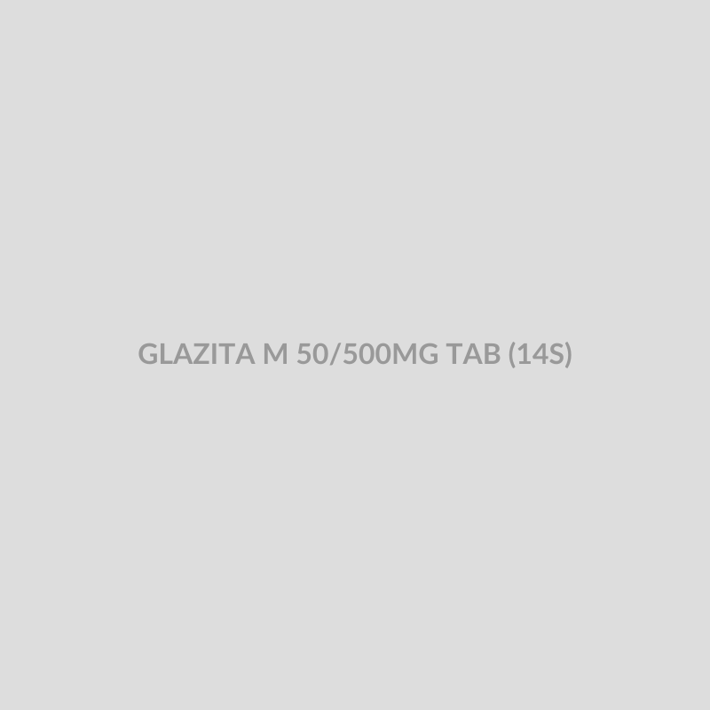 GLAZITA M 50/500MG TAB (14S) - Bolan Clinic Pharmacy