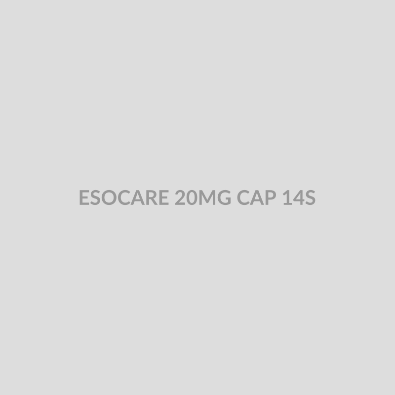 ESOCARE 20MG CAP 14S - Bolan Clinic Pharmacy