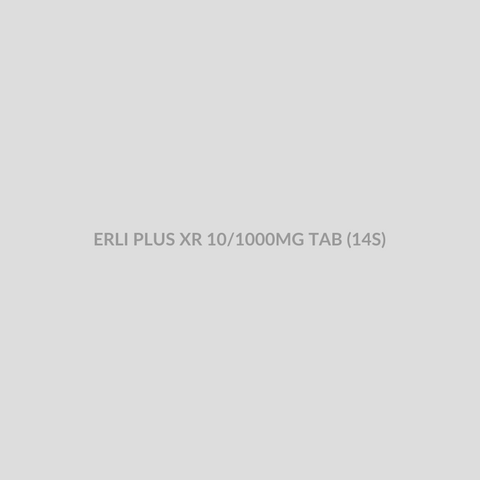ERLI PLUS XR 10/1000MG TAB (14S) - Bolan Clinic Pharmacy