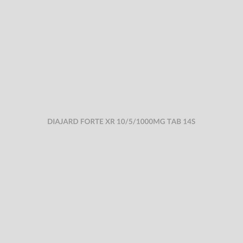 DIAJARD FORTE XR 10/5/1000MG TAB 14S - Bolan Clinic Pharmacy