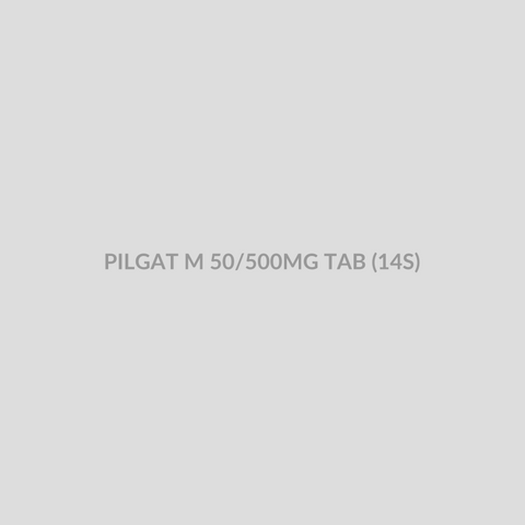 PILGAT M 50/500MG TAB (14S) - Bolan Clinic Pharmacy