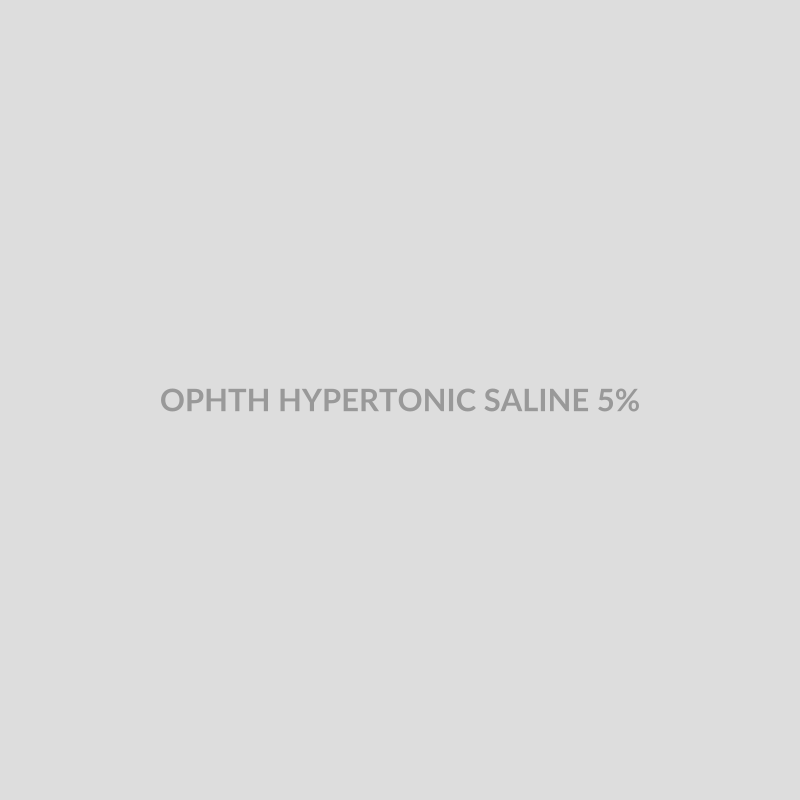 OPHTH HYPERTONIC SALINE 5% - Bolan Clinic Pharmacy
