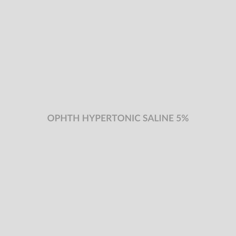 OPHTH HYPERTONIC SALINE 5% - Bolan Clinic Pharmacy