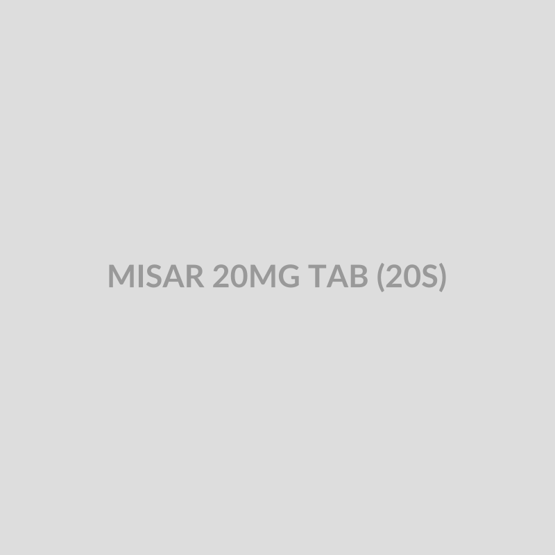 MISAR 20MG TAB (20S) - Bolan Clinic Pharmacy
