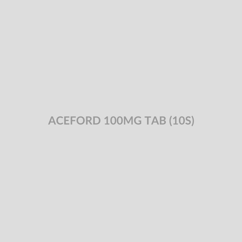 ACEFORD 100MG TAB (10S) - Bolan Clinic Pharmacy