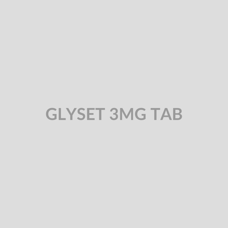 GLYSET 3MG TAB - Bolan Clinic Pharmacy