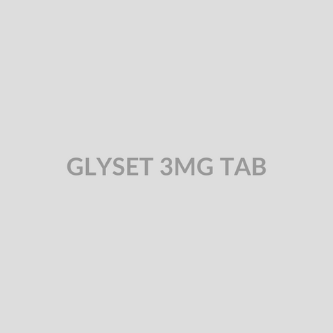 GLYSET 3MG TAB - Bolan Clinic Pharmacy