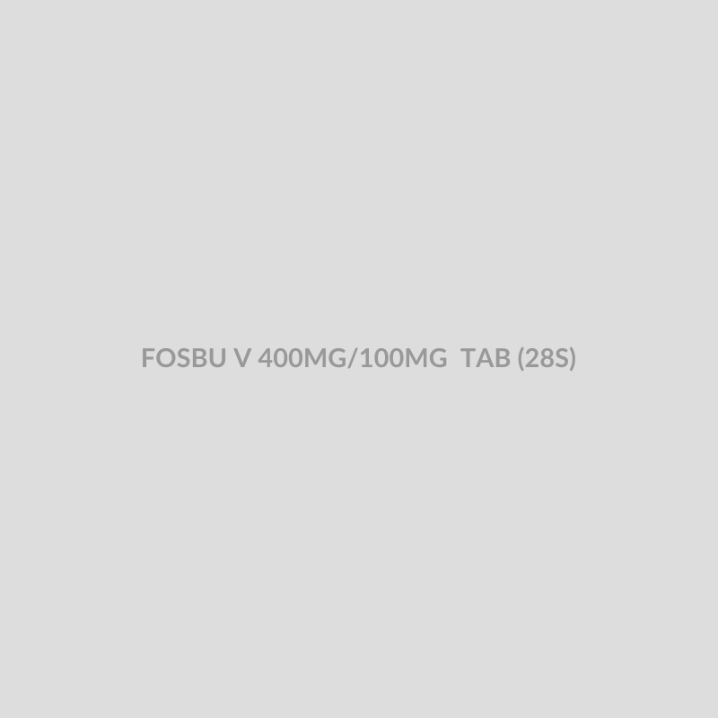 FOSBU V 400MG/100MG TAB (28S) - Bolan Clinic Pharmacy