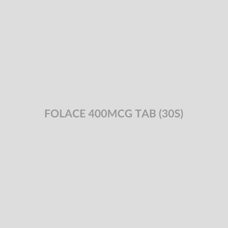 FOLACE 400MCG TAB (30S) - Bolan Clinic Pharmacy