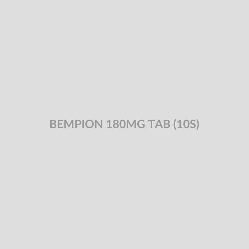 BEMPION 180MG TAB (10S) - Bolan Clinic Pharmacy