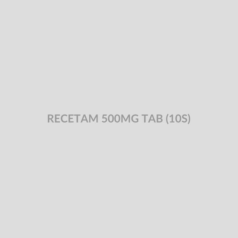 RECETAM 500MG TAB (10S) - Bolan Clinic Pharmacy
