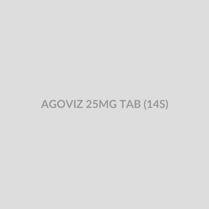 AGOVIZ 25MG TAB (14S) - Bolan Clinic Pharmacy