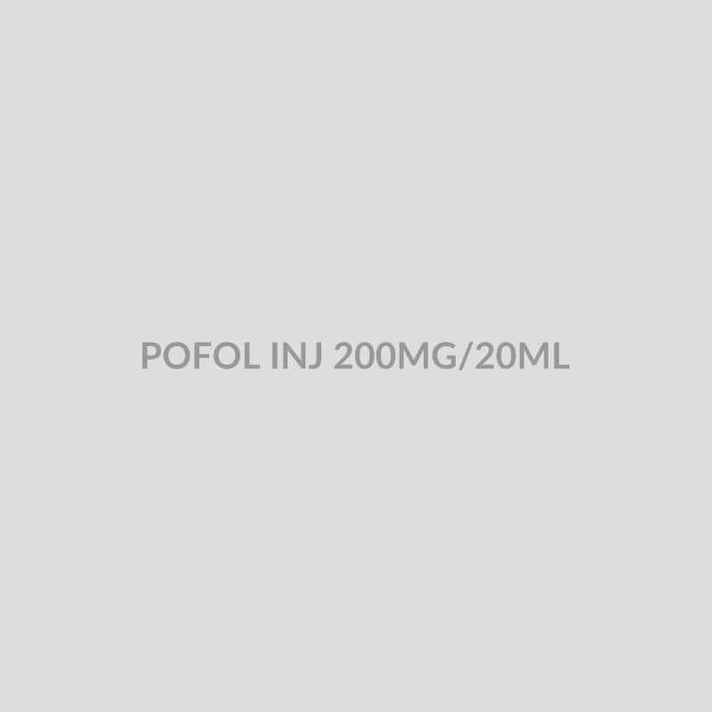 POFOL INJ 200MG/20ML - Bolan Clinic Pharmacy