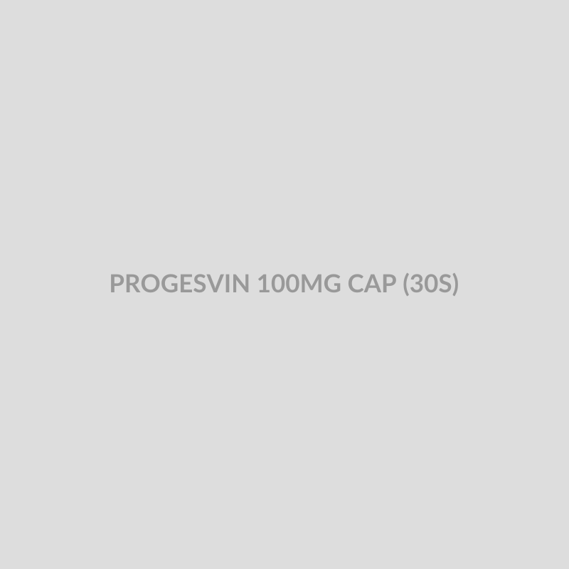 PROGESVIN 100MG CAP (30S) - Bolan Clinic Pharmacy