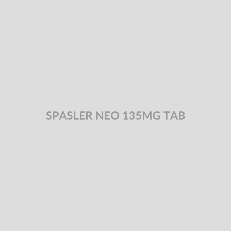 SPASLER NEO 135MG TAB - Bolan Clinic Pharmacy