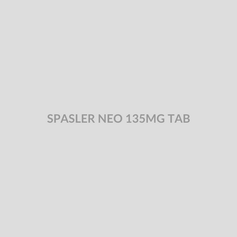 SPASLER NEO 135MG TAB - Bolan Clinic Pharmacy