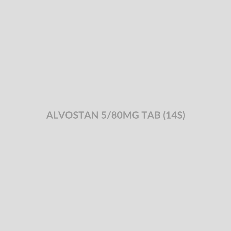 ALVOSTAN 5/80MG TAB (14S) - Bolan Clinic Pharmacy