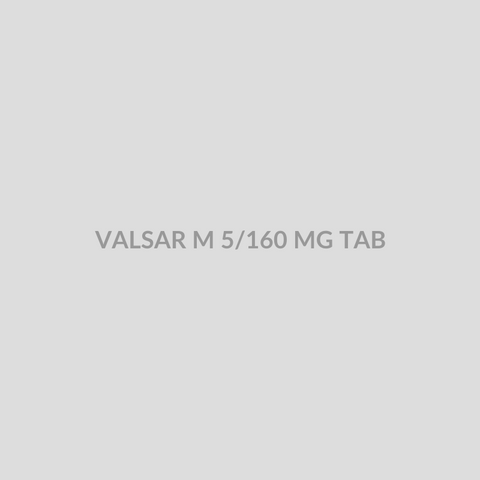 VALSAR M 5/160 MG TAB - Bolan Clinic Pharmacy