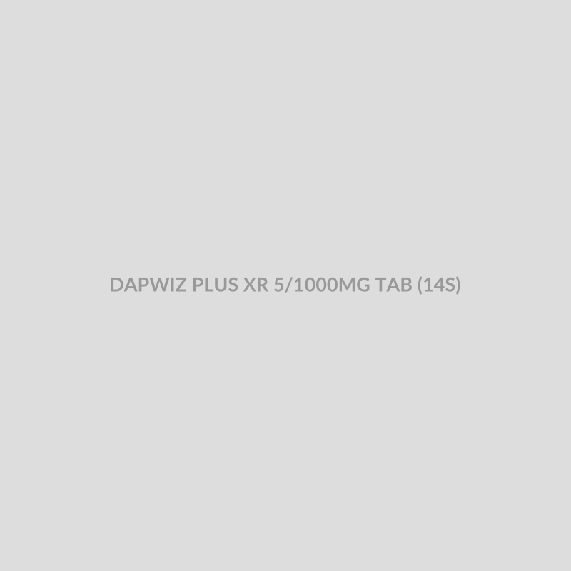 DAPWIZ PLUS XR 5/1000MG TAB (14S) - Bolan Clinic Pharmacy