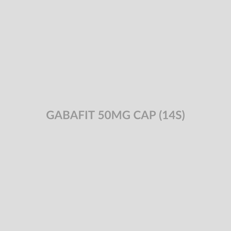 GABAFIT 50MG CAP (14S) - Bolan Clinic Pharmacy