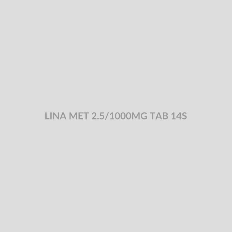 LINA MET 2.5/1000MG TAB 14S - Bolan Clinic Pharmacy