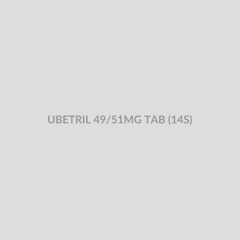 UBETRIL 49/51MG TAB (14S) - Bolan Clinic Pharmacy