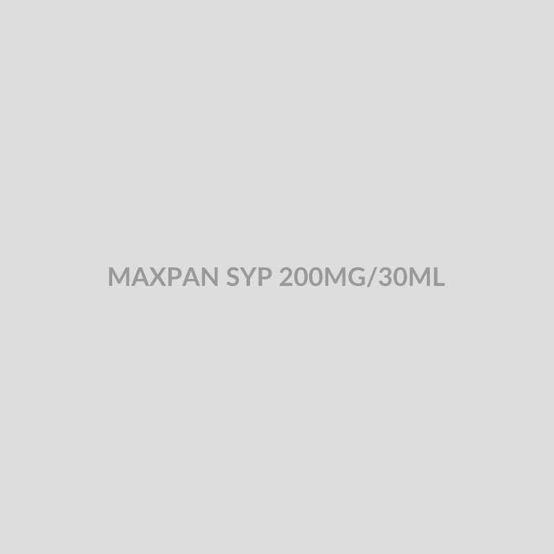 MAXPAN SYP 200MG/30ML - Bolan Clinic Pharmacy