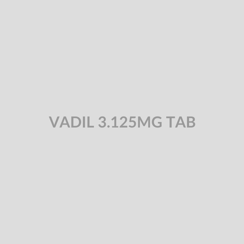 VADIL 3.125MG TAB - Bolan Clinic Pharmacy