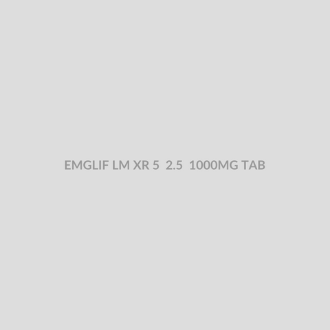 EMGLIF LM XR 5 2.5 1000MG TAB - Bolan Clinic Pharmacy