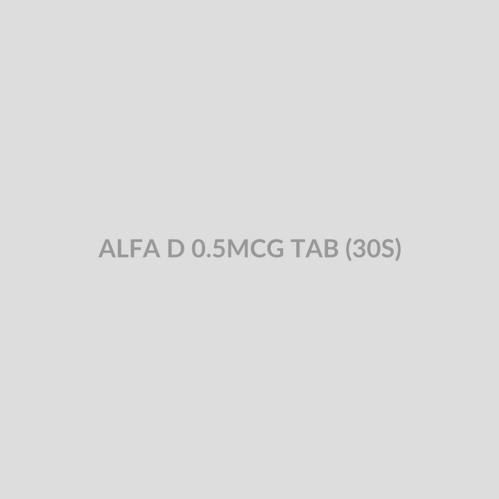 ALFA D 0.5MCG TAB (30S) - Bolan Clinic Pharmacy