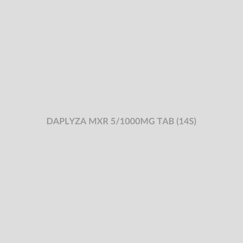 DAPLYZA MXR 5/1000MG TAB (14S) - Bolan Clinic Pharmacy