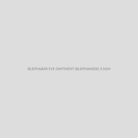 BLEPHABAR EYE OINTMENT (BLEPHAMIDE) 3.5GM - Bolan Clinic Pharmacy