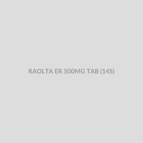 RAOLTA ER 500MG TAB (14S) - Bolan Clinic Pharmacy