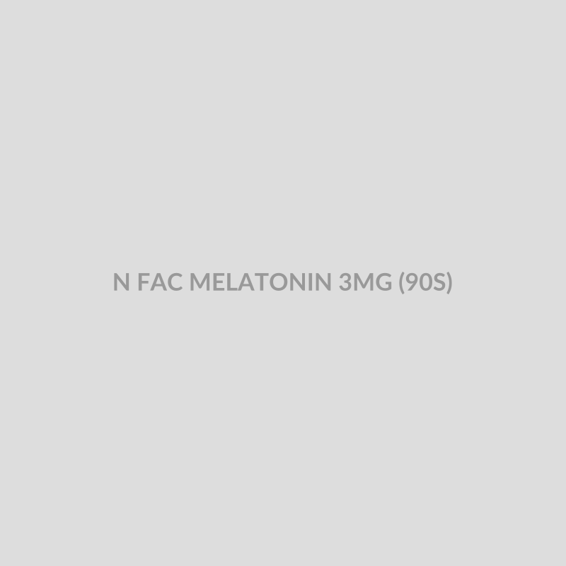 N FAC MELATONIN 3MG (90S) - Bolan Clinic Pharmacy
