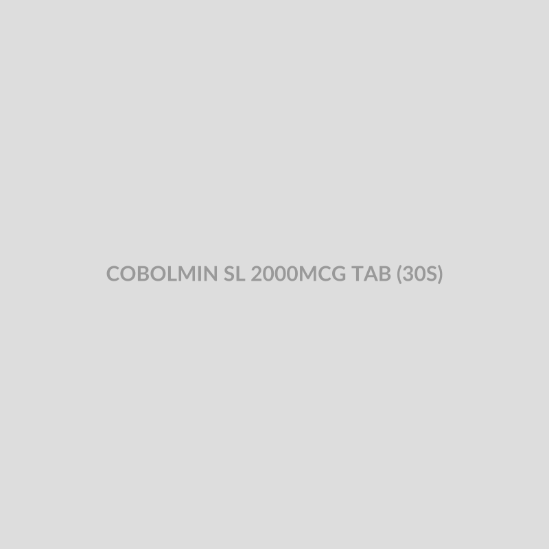 COBOLMIN SL 2000MCG TAB (30S) - Bolan Clinic Pharmacy